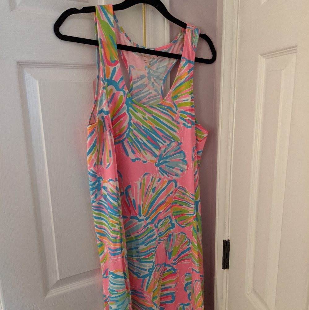 Causal Lilly Pulitzer seashell dress